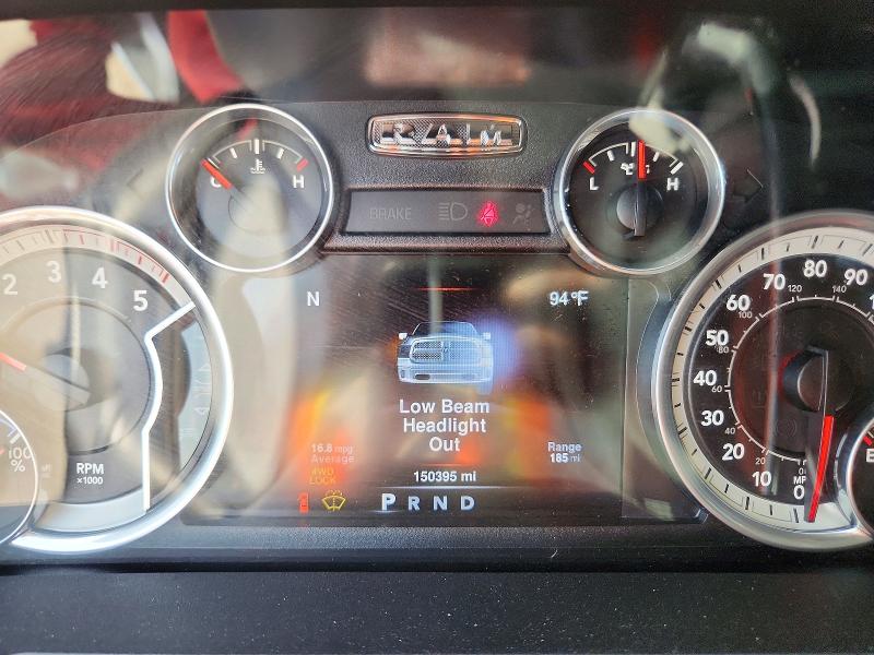2016 Ram 2500 VIN 3C6UR5ML2GG159026 COPART salvage auction — FRONT END, Tx - Salvage Vehicle Title, sold $14,100 on 2026-07-06 (photo 9)