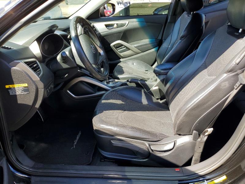 2012 Hyundai Veloster VIN KMHTC6AD8CU071531 COPART salvage auction — FRONT END, Md - Cert Of Salvage > 75% Damage, sold $400 on 2026-07-02 (photo 7)