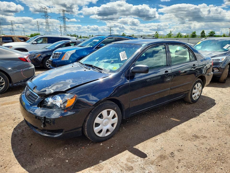 2007 Toyota Corolla VIN JTDBR32E270100085 COPART salvage auction — FRONT END, Il - Salvage Certificate, sold $1,050 on 2026-07-28 (photo 1)