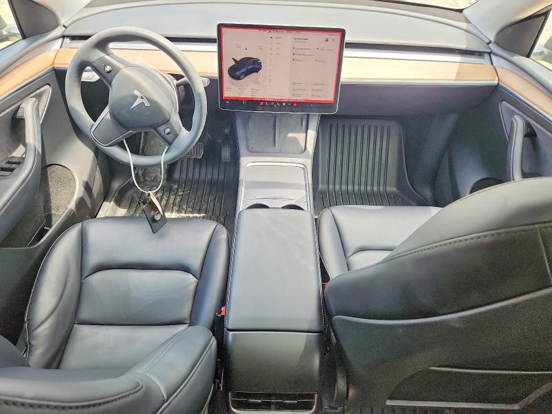 2024 Tesla Model y VIN 7SAYGDEE0RF987856 COPART salvage auction — HAIL, Ks - Cert Of Title-Salvage, sold $200 on 2026-07-30 (photo 8)