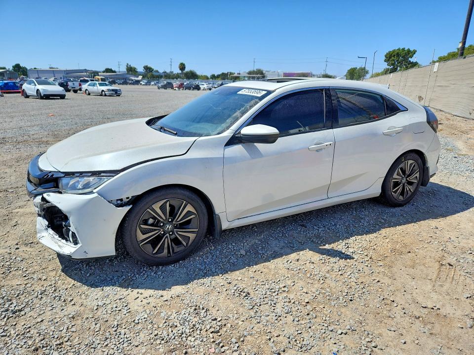 2019 Honda Civic VIN SHHFK7H60KU403758 COPART salvage auction — FRONT END, Ca - Salvage Certificate, sold $4,600 on 2026-07-24 (photo 1)