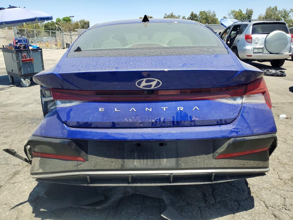 2025 Hyundai Elantra VIN KMHLS4DG0SU963347 COPART salvage auction — FRONT END, Fl - Cert Of Title Slvg Rebuildable (P), sold $5,700 on 2026-07-23 (photo 6)