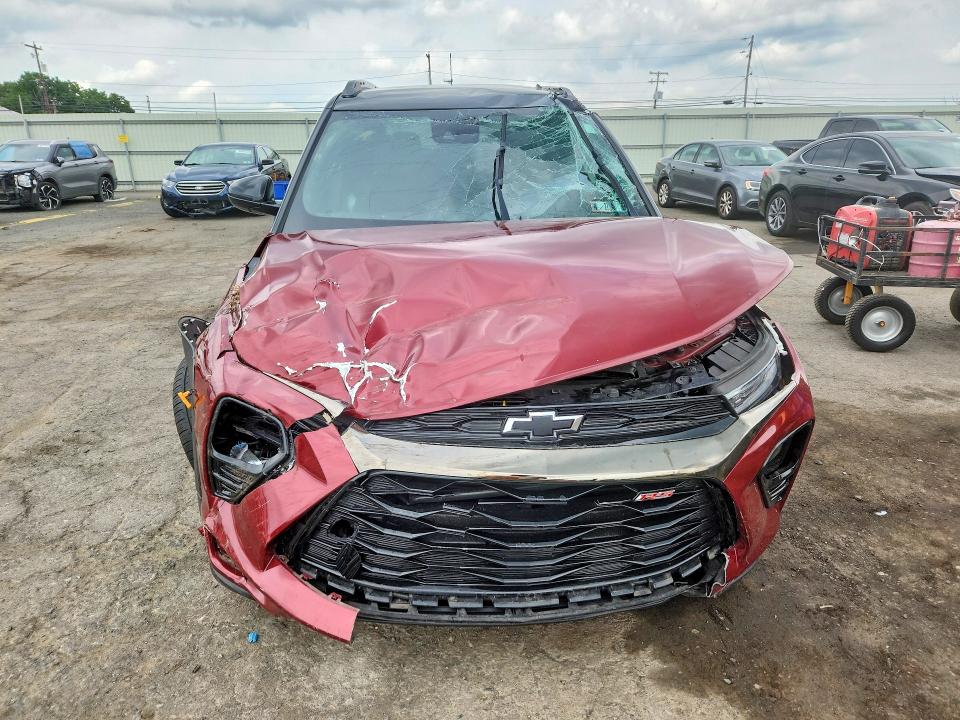 2022 Chevrolet Trailblazer VIN KL79MTSL1NB102890 COPART salvage auction — ROLLOVER, Pa - Certificate Of Salvage, sold $1,350 on 2026-07-14 (photo 5)