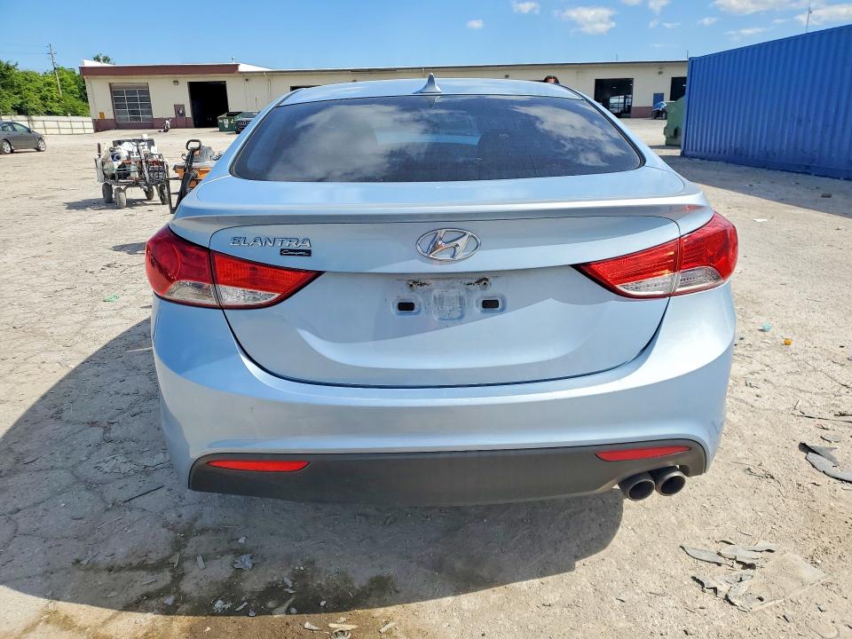 2013 Hyundai Elantra VIN KMHDH6AE8DU013354 COPART salvage auction — FRONT END, In - Cert Of Title-Salvage Title, sold $325 on 2026-07-21 (photo 6)