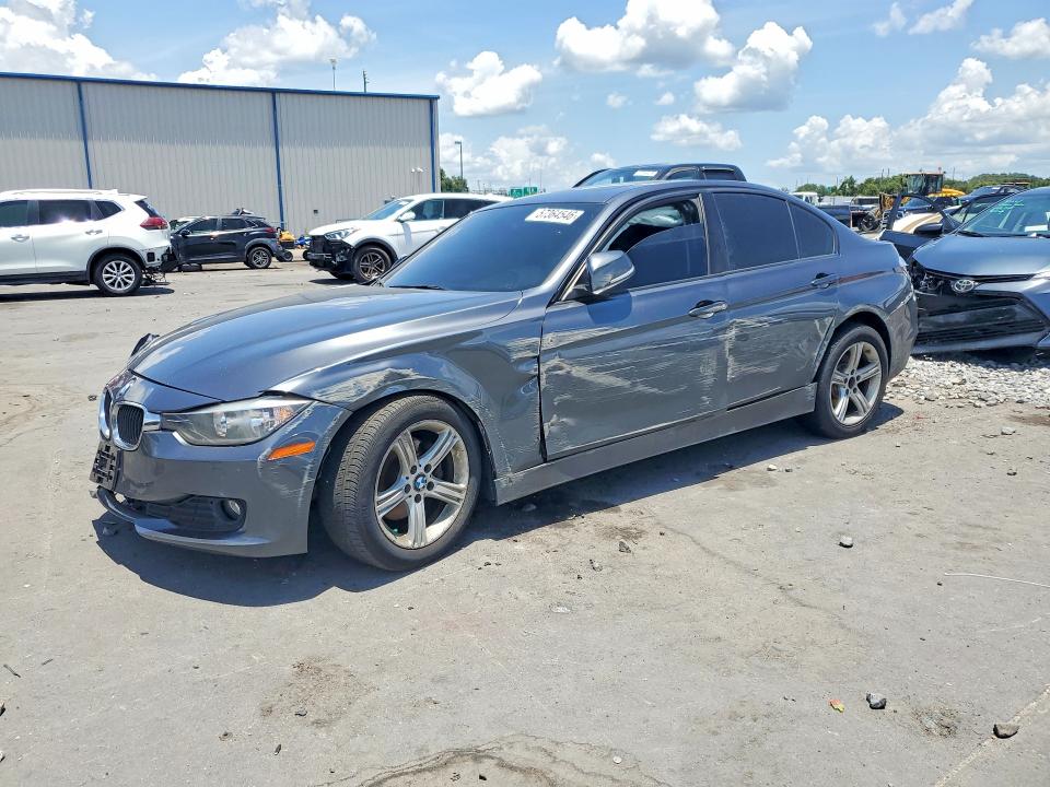 2014 BMW 3er VIN WBA3C3C55EF986236 COPART salvage auction — FRONT END, Fl - Cert Of Title Slvg Rebuildable, sold $350 on 2026-07-15 (photo 1)