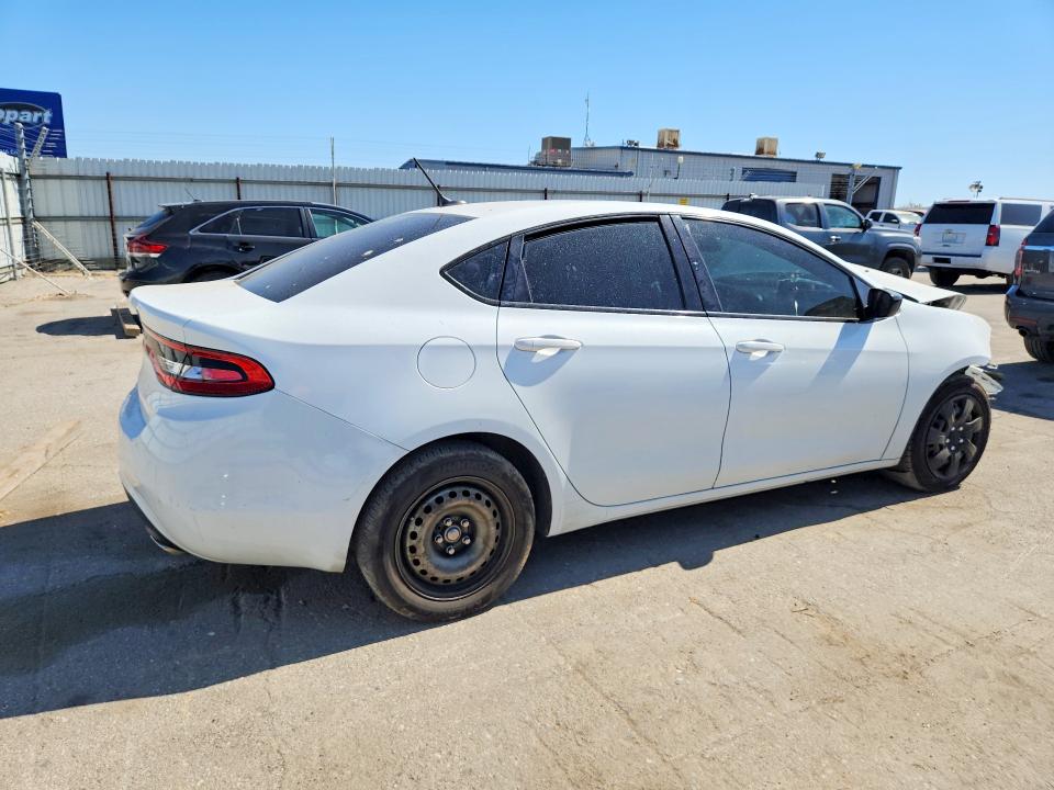 2016 Dodge Dart VIN 1C3CDFBBXGD578746 COPART salvage auction — FRONT END, Ca - Salvage Certificate, sold $225 on 2026-07-10 (photo 3)