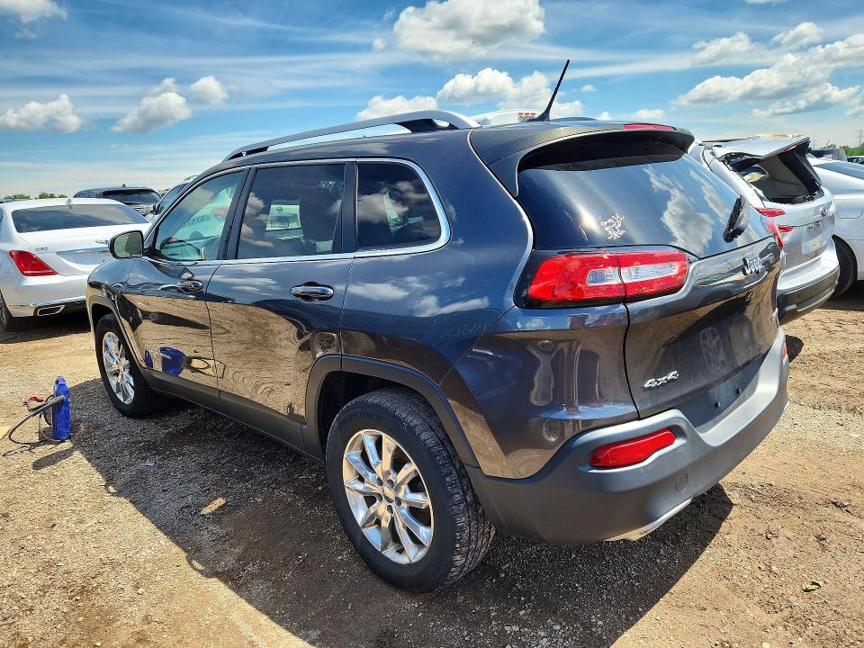 2015 Jeep Cherokee VIN 1C4PJMDS1FW646474 COPART salvage auction — MECHANICAL, IL - CERTIFICATE OF TITLE, sold $800 on 2026-07-02 (photo 2)