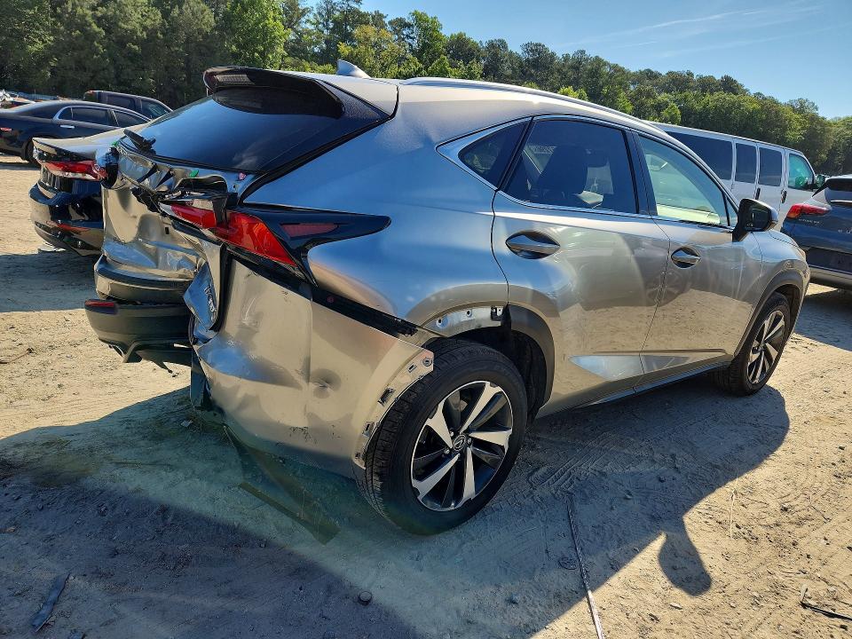 2020 Lexus Nx VIN JTJGARDZ5L5013467 COPART salvage auction — REAR END, Md - Cert Of Salvage < 75% Damage, sold $7,800 on 2026-07-14 (photo 3)