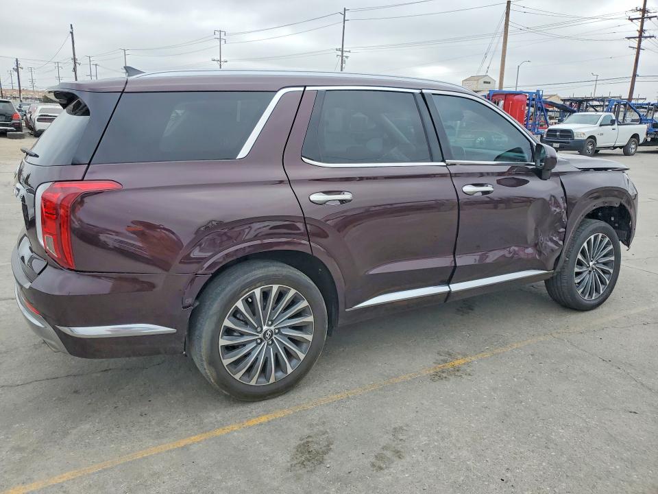 2024 Hyundai Palisade VIN KM8R74GE4RU730118 COPART salvage auction — FRONT END, AZ - DIS/DLR/EXP ONLY SALVAGE TITLE (P), sold $10,900 on 2026-07-20 (photo 3)