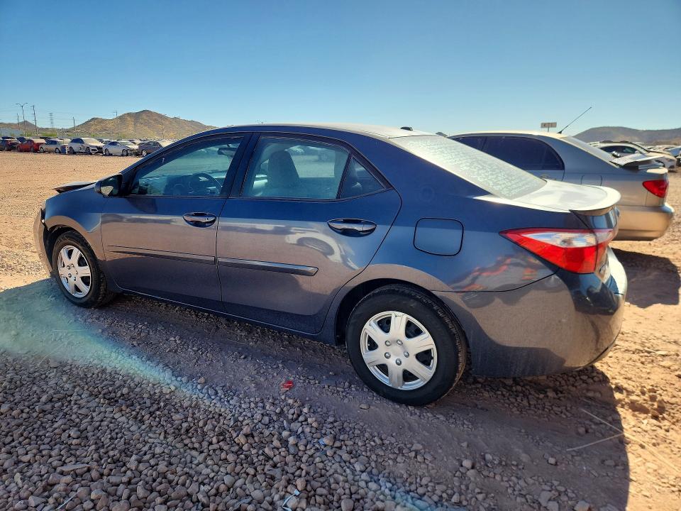 2016 Toyota Corolla VIN 5YFBPRHE1GP391636 COPART salvage auction — FRONT END, Az - Cert Of Title - Salvage, sold $3,250 on 2026-07-14 (photo 2)