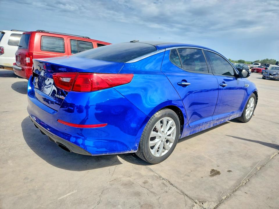 2015 Kia Optima VIN 5XXGR4A66FG403745 COPART salvage auction — FRONT END, Ks - Cert Of Title-Salvage, sold $2,350 on 2026-07-02 (photo 3)