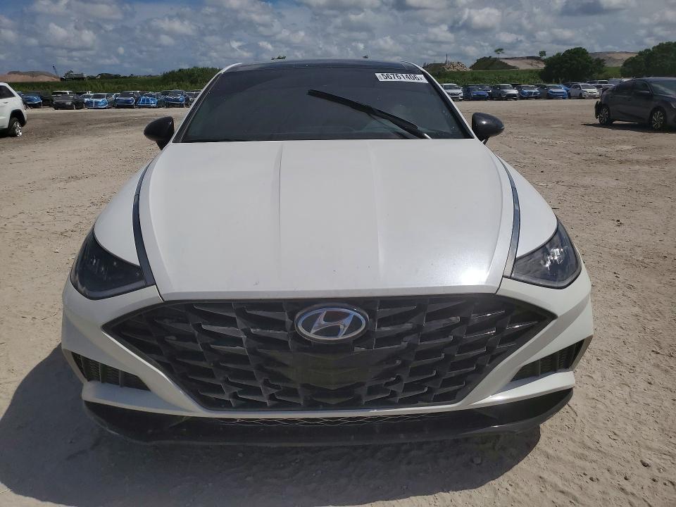 2022 Hyundai Sonata VIN KMHL44J28NA240936 COPART salvage auction — REAR END, Fl - Cert Of Title Slvg Rebuildable, sold $4,100 on 2026-07-28 (photo 5)