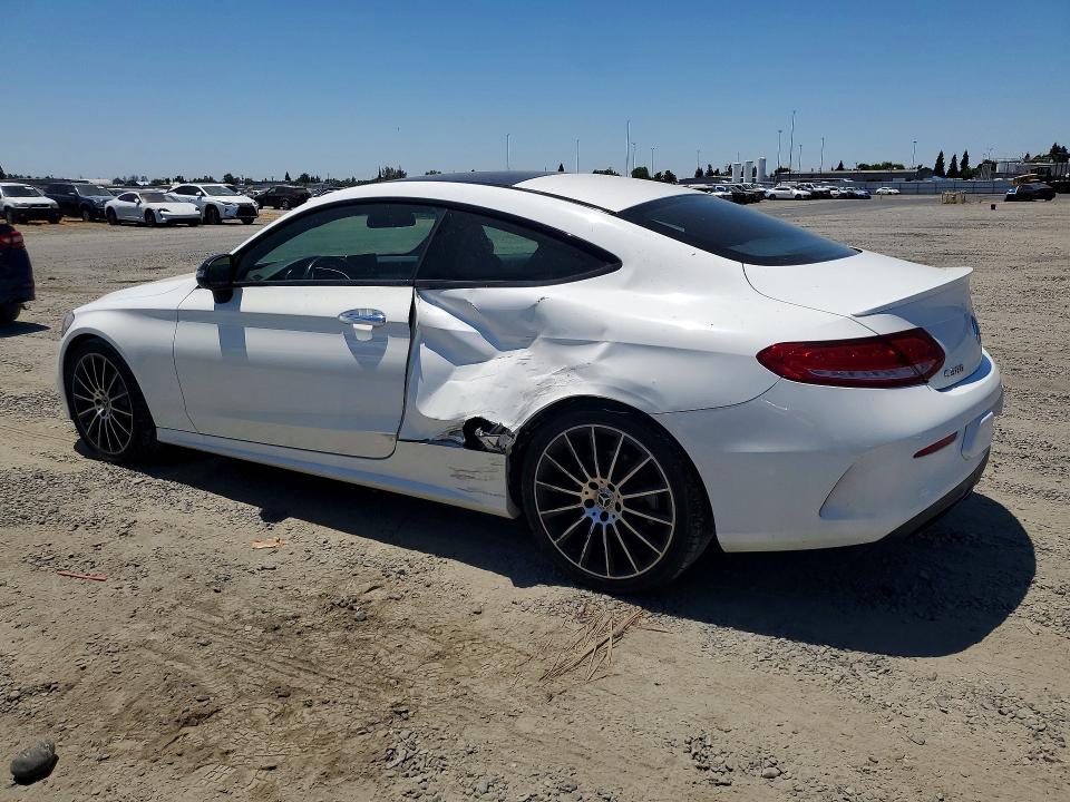 2018 Mercedes-benz C-klasse VIN WDDWJ4JB1JF664231 COPART salvage auction — REAR END, Ca - Salvage Certificate, sold $8,500 on 2026-08-04 (photo 2)