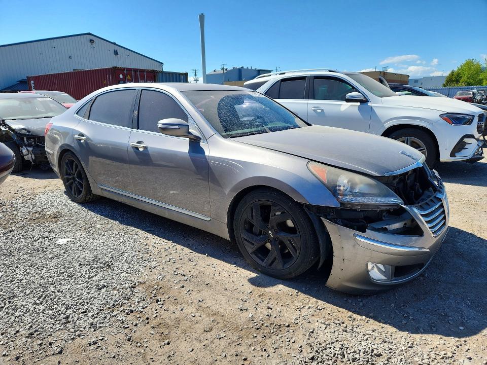 2011 Hyundai Equus VIN KMHGH4JF1BU033646 COPART salvage auction — FRONT END, On - Permit No Brand - Unfit, sold $550 on 2026-07-07 (photo 4)