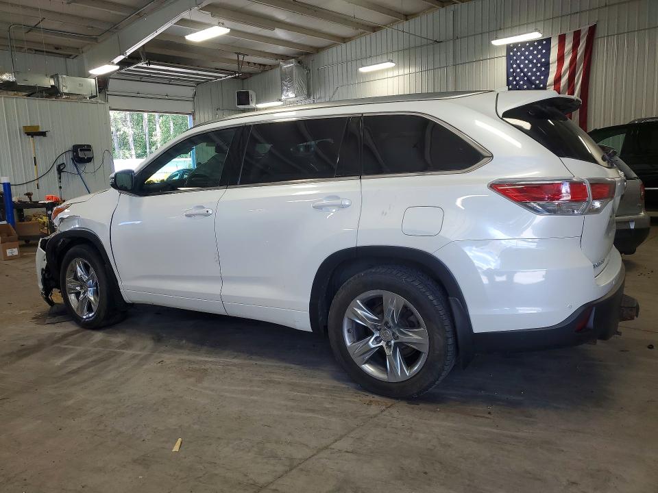 2014 Toyota Highlander VIN 5TDDKRFH1ES033946 COPART salvage auction — FRONT END, Mn - Cert Of Title-Salvage, sold $5,100 on 2026-07-28 (photo 2)