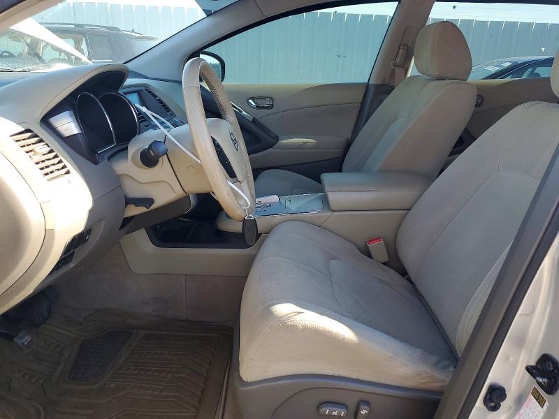 2009 Nissan Murano VIN JN8AZ18U59W025305 COPART salvage auction — REAR END, OH - CERT OF TITLE-SALVAGE, sold $325 on 2026-07-02 (photo 7)