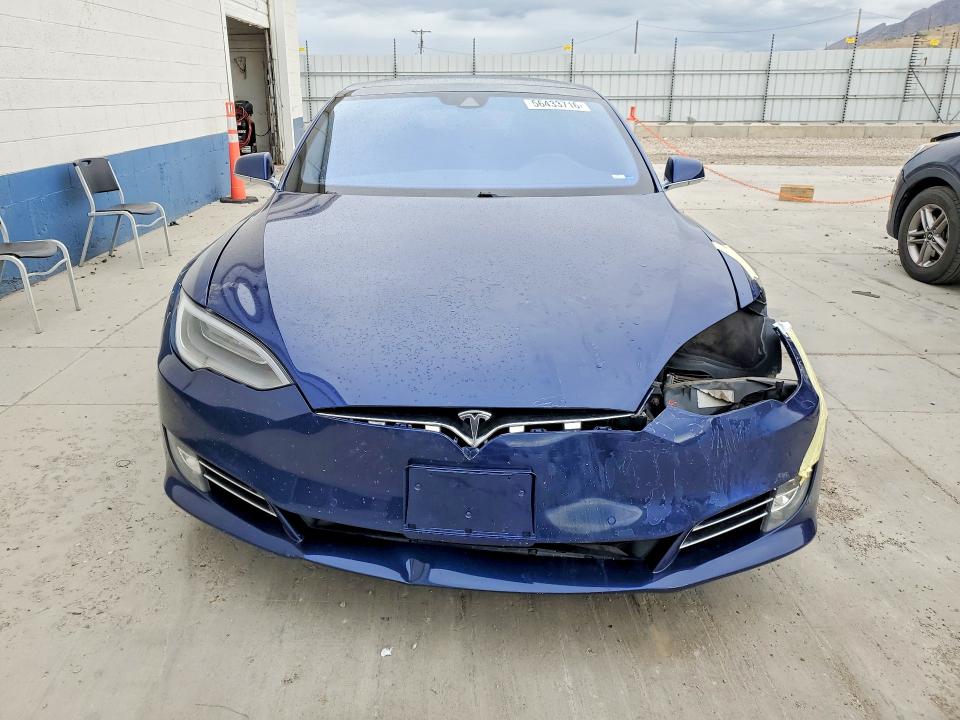 2016 Tesla Model s VIN 5YJSA1E25GF136948 COPART salvage auction — FRONT END, Ut - Salvage Certificate, sold $250 on 2026-07-27 (photo 5)