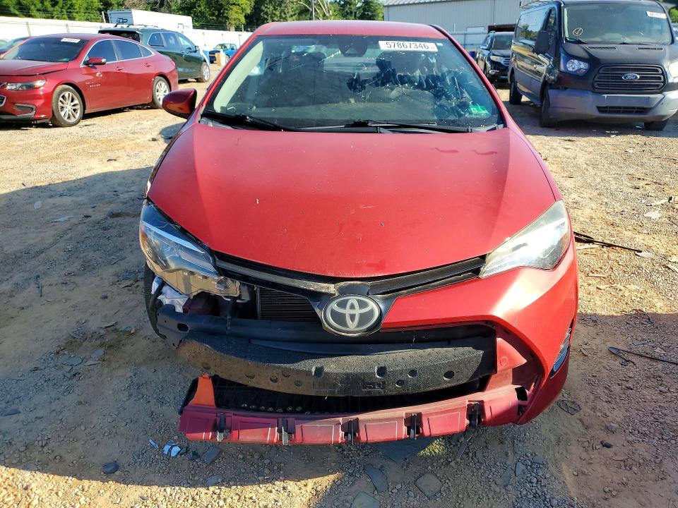 2017 Toyota Corolla VIN 2T1BURHE5HC872063 COPART salvage auction — FRONT END, Salvage Title, sold $3,000 on 2026-07-31 (photo 5)