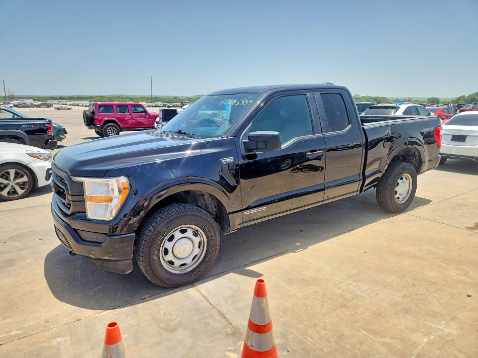 2021 Ford F-150 VIN 1FTFX1E13MFB67727 COPART salvage auction — SIDE, FL - CERTIFICATE OF TITLE (P), sold $11,500 on 2026-07-30 (photo 1)