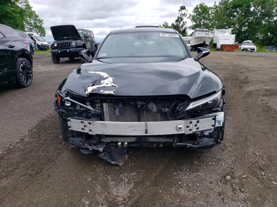 2025 Lexus Is VIN JTHBZ1E25S5038469 COPART salvage auction — FRONT END, Nj - Cert Of Title-Salvage, sold $19,800 on 2026-07-28 (photo 5)