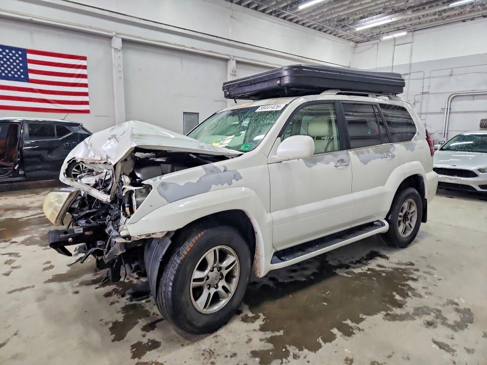 2008 Lexus Gx 470 VIN JTJBT20X280153092 COPART salvage auction — FRONT END, VA - CERT OF TITLE - SALVAGE, sold $1,400 on 2026-07-22 (photo 1)