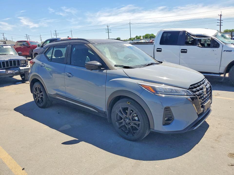 2024 Nissan Kicks VIN 3N1CP5DV1RL512915 COPART salvage auction — REAR END, ID - CERTIFICATE OF TITLE, sold $12,800 on 2026-07-09 (photo 4)