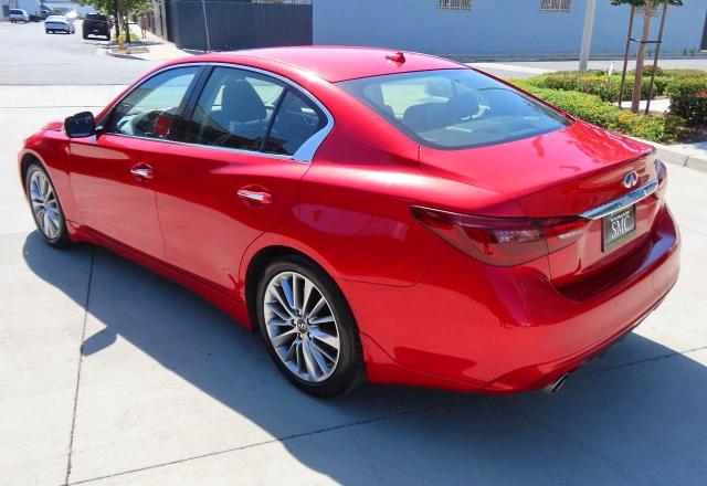 2023 Infiniti Q50 VIN JN1EV7BP1PM512690 COPART salvage auction — ALL OVER, Ca - Salvage Certificate (P), sold $9,000 on 2026-07-07 (photo 4)