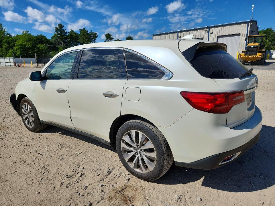 2015 Acura VIN 5FRYD4H49FB005874 COPART salvage auction — FRONT END, Ma - Cert Of Title-Reconstrctd Coll, sold $1,500 on 2026-07-06 (photo 2)