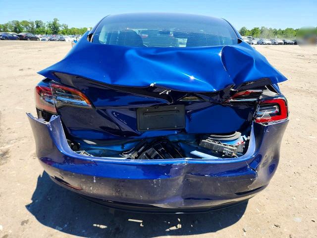 2023 Tesla VIN 5YJ3E1EA6PF658651 COPART salvage auction — REAR END, Va - Cert Of Title - Salvage, sold $7,300 on 2026-07-29 (photo 6)