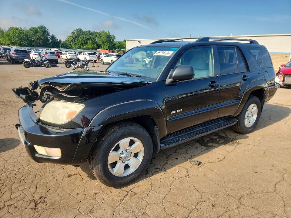 2004 Toyota 4runner VIN JTEBU14R740044607 COPART salvage auction — FRONT END, CT - CERT OF TITLE-PARTS ONLY SALVA, sold $1,200 on 2026-07-17 (photo 1)