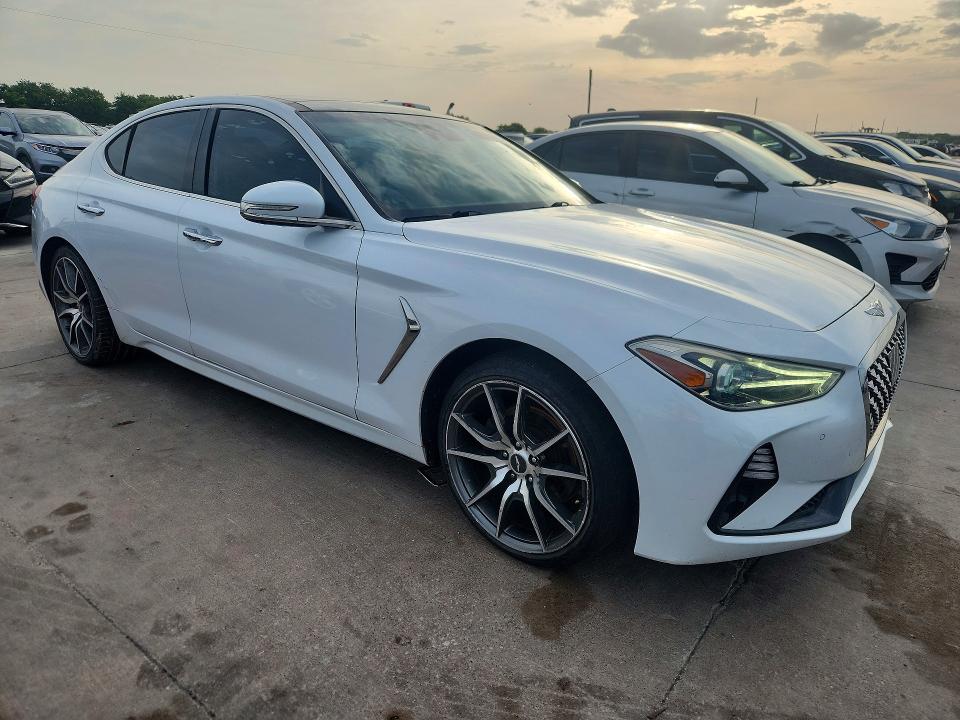 2019 Genesis G70 VIN KMTG44LAXKU022468 COPART salvage auction — REAR END, Tx - Cert Of Title-Rebuilt Salvage (P), sold $4,300 on 2026-07-02 (photo 4)