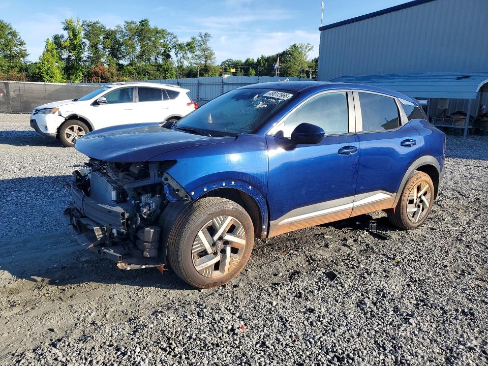 2025 Nissan Kicks VIN 3N8AP6CA9SL399914 COPART salvage auction — FRONT END, Sc - Cert Of Title-Salvage, sold $7,400 on 2026-07-27 (photo 1)