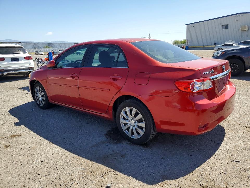 2013 Toyota Corolla VIN 5YFBU4EE1DP221871 COPART salvage auction — FRONT END, Az - Cert Of Title - Salvage, sold $1,600 on 2026-07-24 (photo 2)