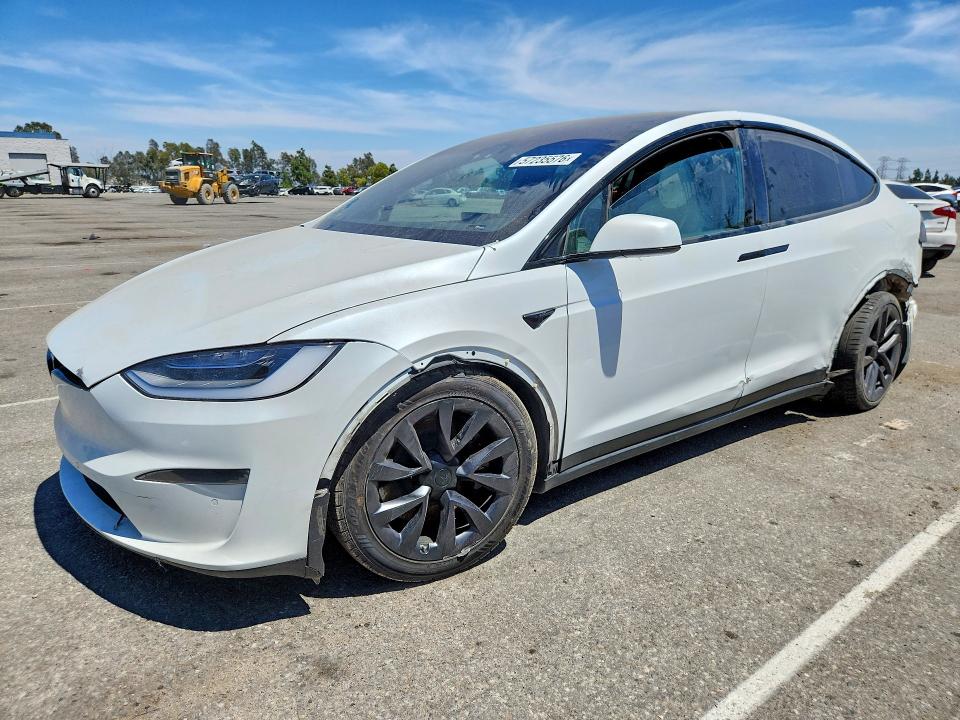 2022 Tesla Model x VIN 7SAXCDE56NF351556 COPART salvage auction — REAR END, Wa - Bill Of Sale (P), sold $14,000 on 2026-07-14 (photo 1)