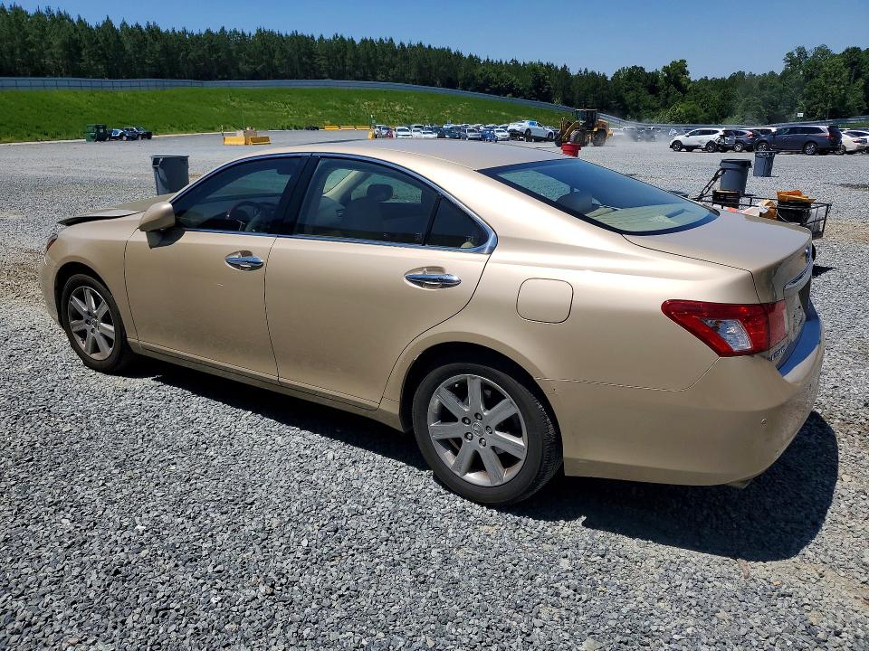 2008 Lexus ES VIN JTHBJ46G382214755 COPART salvage auction — FRONT END, Nc - Salvage Certificate Of Title, sold $1,350 on 2026-07-16 (photo 2)