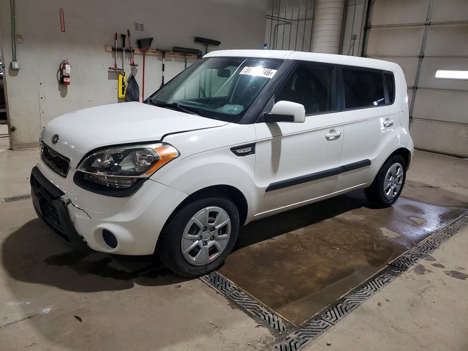 2013 Kia Soul VIN KNDJT2A5XD7492373 COPART salvage auction — FRONT END, PA - CERTIFICATE OF SALVAGE, sold $600 on 2026-07-02 (photo 1)