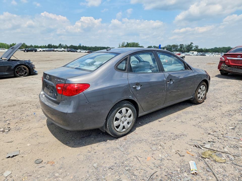 2008 Hyundai Elantra VIN KMHDU46D68U555543 COPART salvage auction — FRONT END, Va - Cert Of Title - Salvage, sold $1,250 on 2026-07-08 (photo 3)