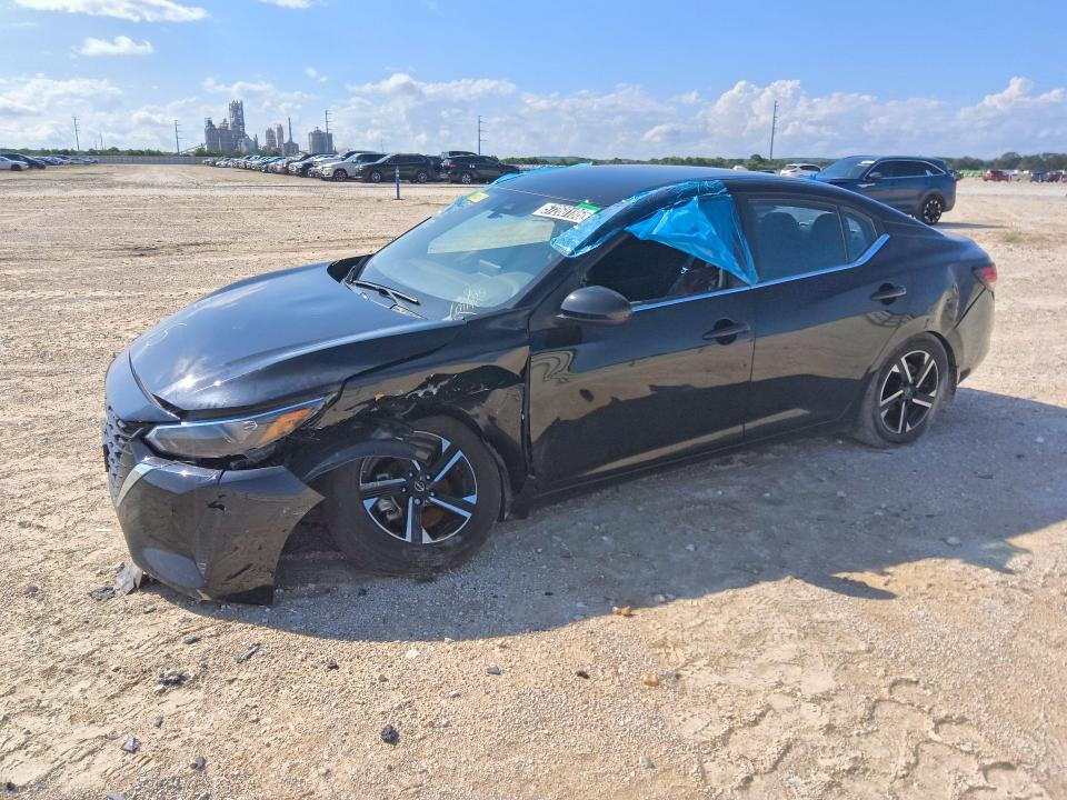 2025 Nissan VIN 3N1AB8CV3SY266371 COPART salvage auction — FRONT END, Il - Certificate Of Title, sold $4,150 on 2026-07-09 (photo 1)