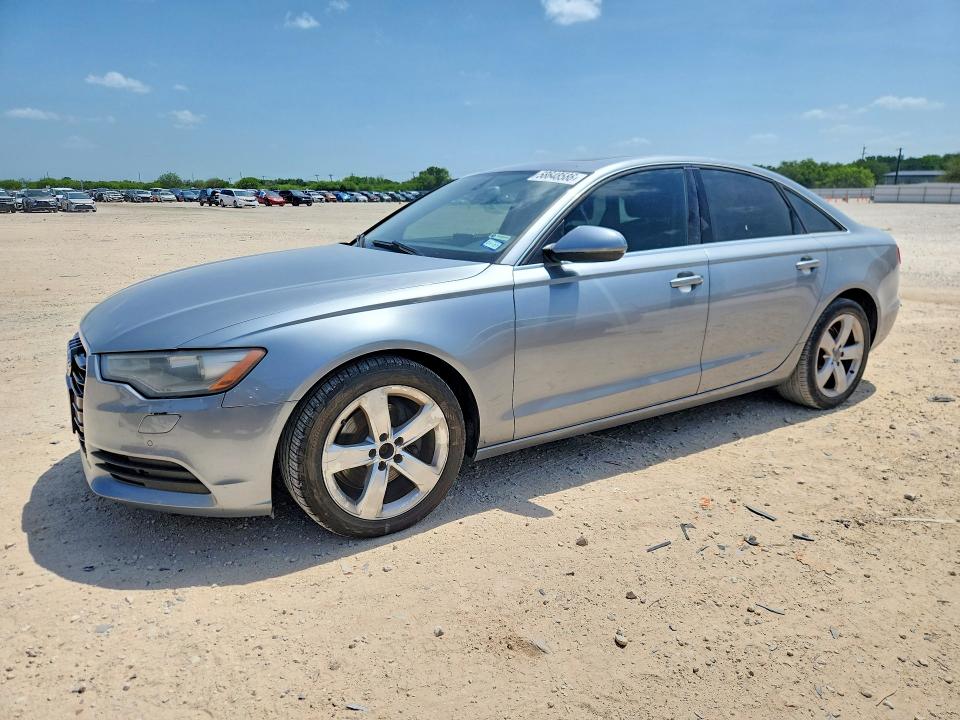2012 Audi A6 VIN WAUDFAFC0CN154932 COPART salvage auction — REAR END, Tx - Certificate Of Title, sold $925 on 2026-07-30 (photo 1)