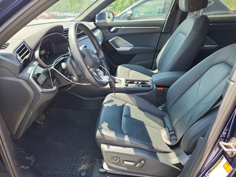 2022 Audi Q3 VIN WA1EECF31N1124123 COPART salvage auction — REAR END, GA - CERT OF TITLE-SALVAGE, sold $3,500 on 2026-07-28 (photo 7)