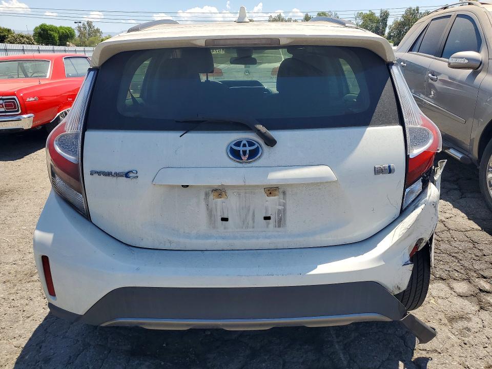 2018 Toyota Prius VIN JTDKDTB32J1605977 COPART salvage auction — REAR END, Ca - Salvage Certificate, sold $4,100 on 2026-07-13 (photo 6)