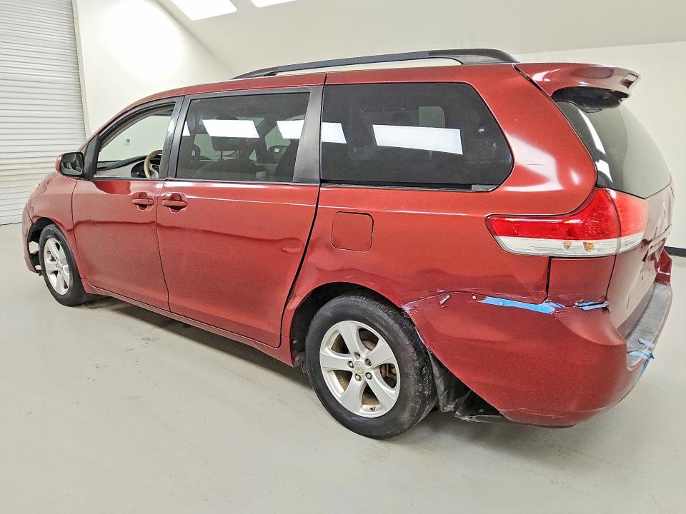 2014 Toyota Sienna VIN 5TDKK3DC5ES456430 COPART salvage auction — MECHANICAL, Tx - Certificate Of Title, sold $550 on 2026-07-07 (photo 2)