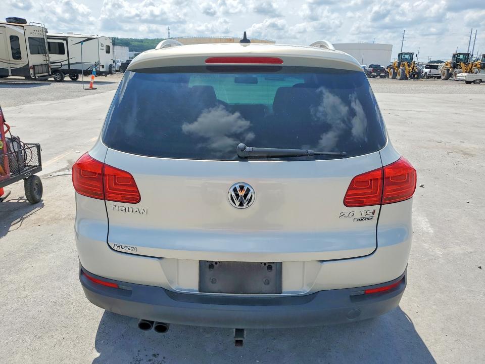 2015 Volkswagen Tiguan VIN WVGBV7AXXFW568983 COPART salvage auction — FRONT END, Ok - Cert Of Title-Salvage, sold $1,100 on 2026-07-31 (photo 6)
