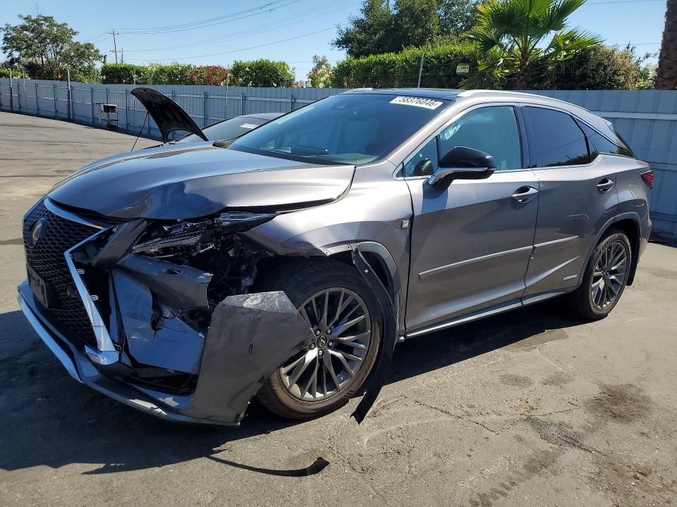 2018 Lexus VIN 2T2BGMCA7JC027151 COPART salvage auction — FRONT END, Ca - Salvage Certificate, sold $13,300 on 2026-07-09 (photo 1)