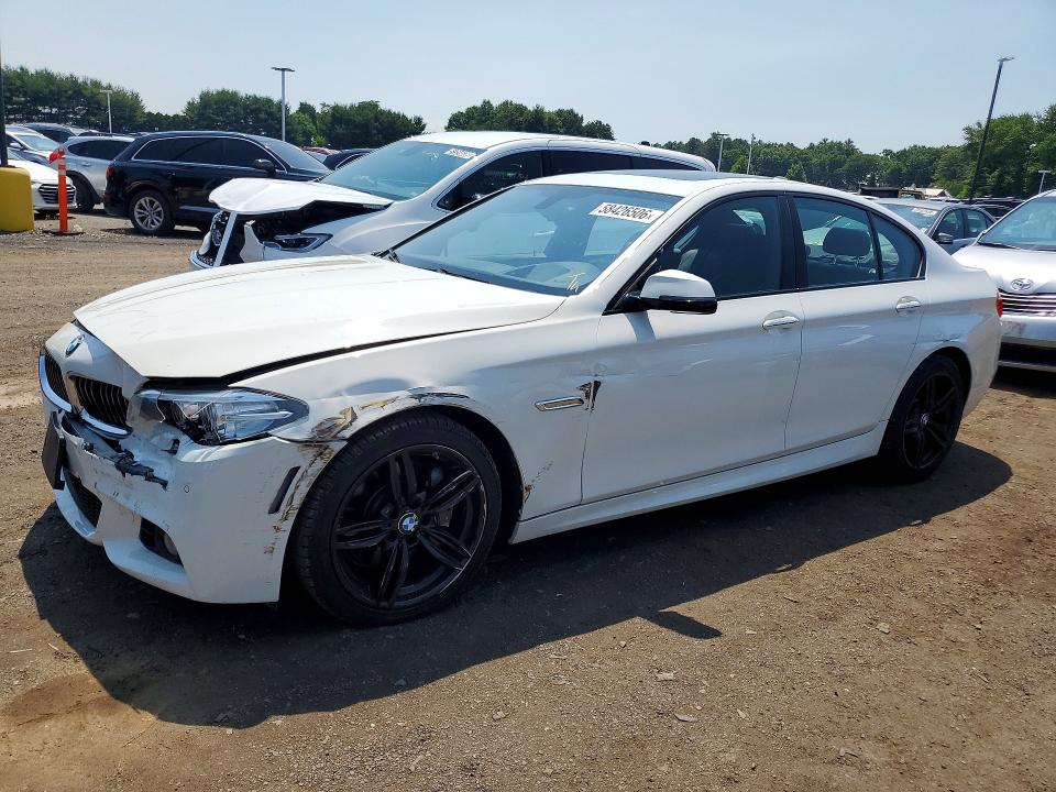 2016 BMW 5er VIN WBA5B3C50GG252645 COPART salvage auction — FRONT END, Ct - Cert Of Title-Salvage, sold $1,300 on 2026-07-30 (photo 1)