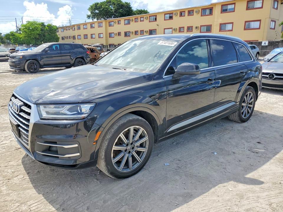 2019 Audi Q7 VIN WA1AAAF78KD001897 COPART salvage auction — MINOR DENT/SCRATCHES, Ny - Certificate Of Title, sold $3,350 on 2026-07-09 (photo 1)