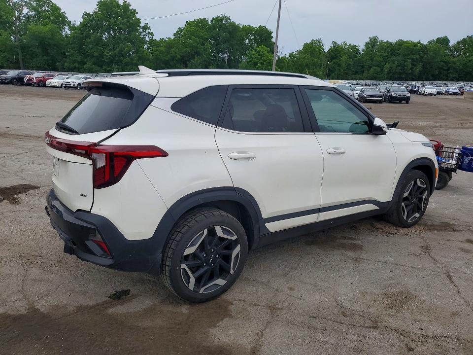 2024 Kia Seltos VIN KNDETCA79R7545306 COPART salvage auction — REAR END, Ny - Mv-907A Salvage Certificate, sold $7,700 on 2026-08-20 (photo 3)