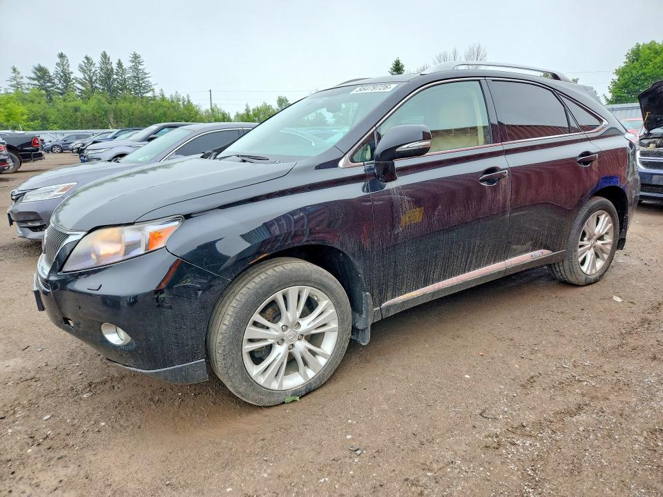 2010 Lexus Rx 450h VIN JTJBC1BA9A2020911 COPART salvage auction — FRONT END, On - Permit No Brand - Unfit, sold $3,600 on 2026-07-07 (photo 1)