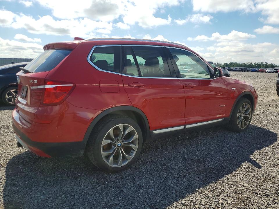 2015 BMW X3 VIN 5UXWY3C56F0E96749 COPART salvage auction — FRONT END, On - Permit Salvage, sold $4,300 on 2026-07-07 (photo 3)