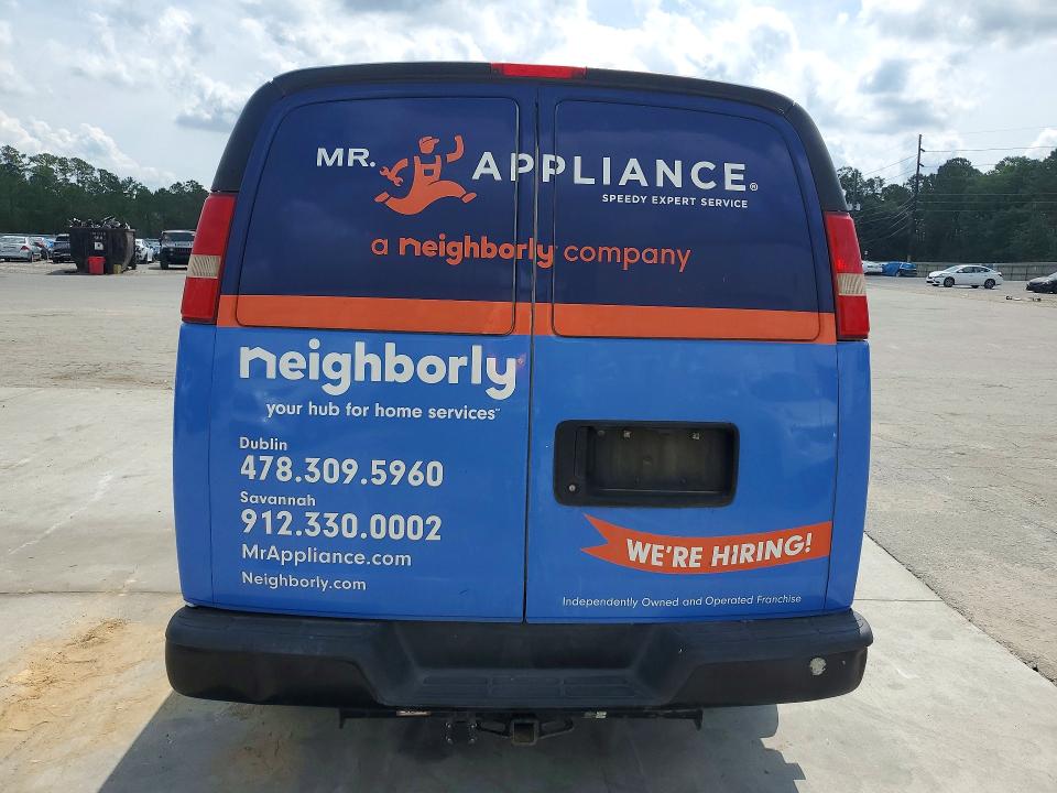 2016 Chevrolet Express VIN 1GCWGAFFXG1282319 COPART salvage auction — FRONT END, Ga - Cert Of Title-Salvage, sold $175 on 2026-08-03 (photo 6)